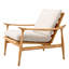 Manzo Outdoor Teak Lounge Chair
