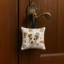 Ornement suspendu carré en tissu blanc 3,5 pi x 3,5 po Russell Terrier-2087201016