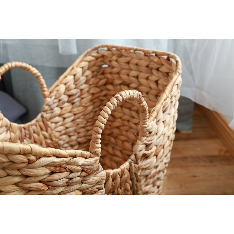 Wicker Laundry Basket with Handles