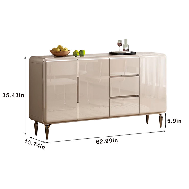 Nylajah Sideboard, H 35.43" x W 62.99" x D 15.74"