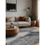 Tapis gris lavable à la machine-2101836245