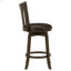 Chaise de bar pivotante en bois