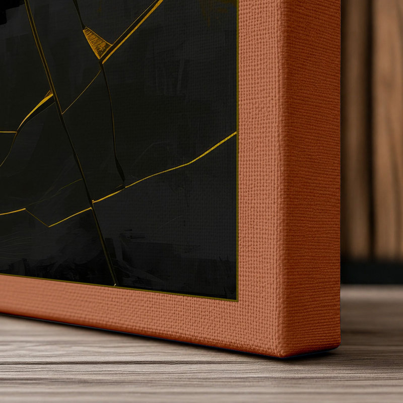 Spider in Shadow Modern - Wrapped Canvas, 18x12 - 45.7 x 30.5 cm, Terracotta Border