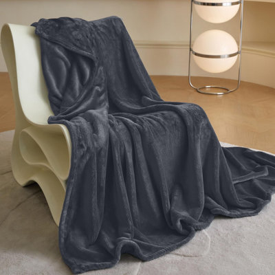 Adamczyk Soft Touch Mink Faux Fur Plush Sofa Throw/Blanket 