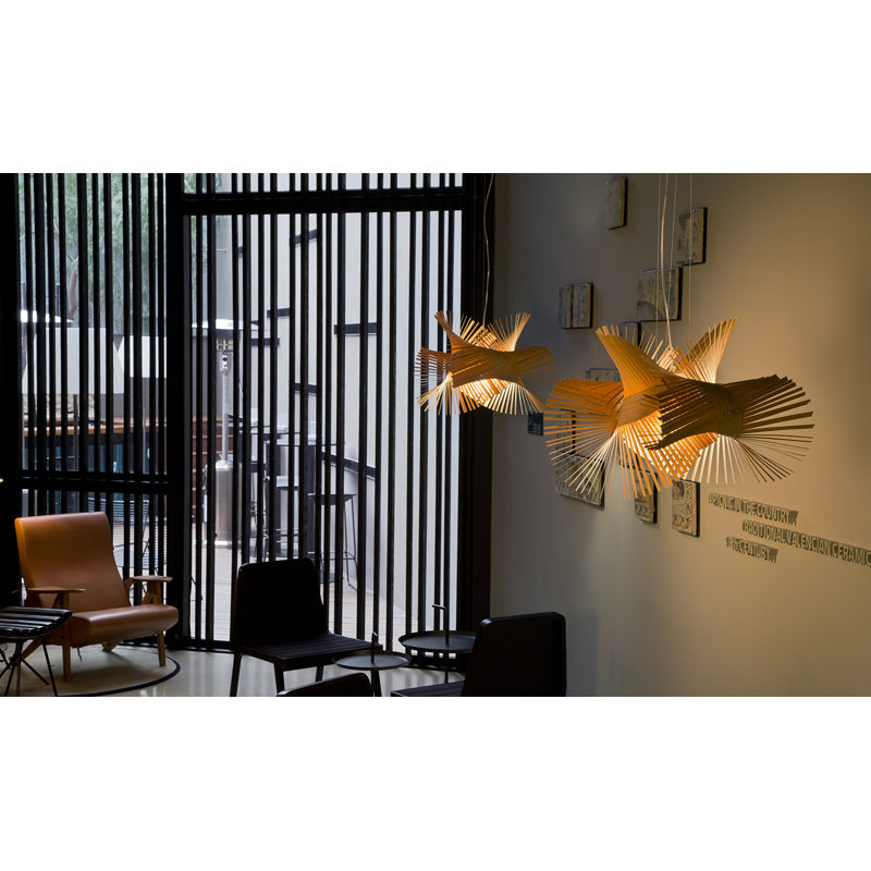 Minimikado 1 - Light Pendant, Yellow, E26