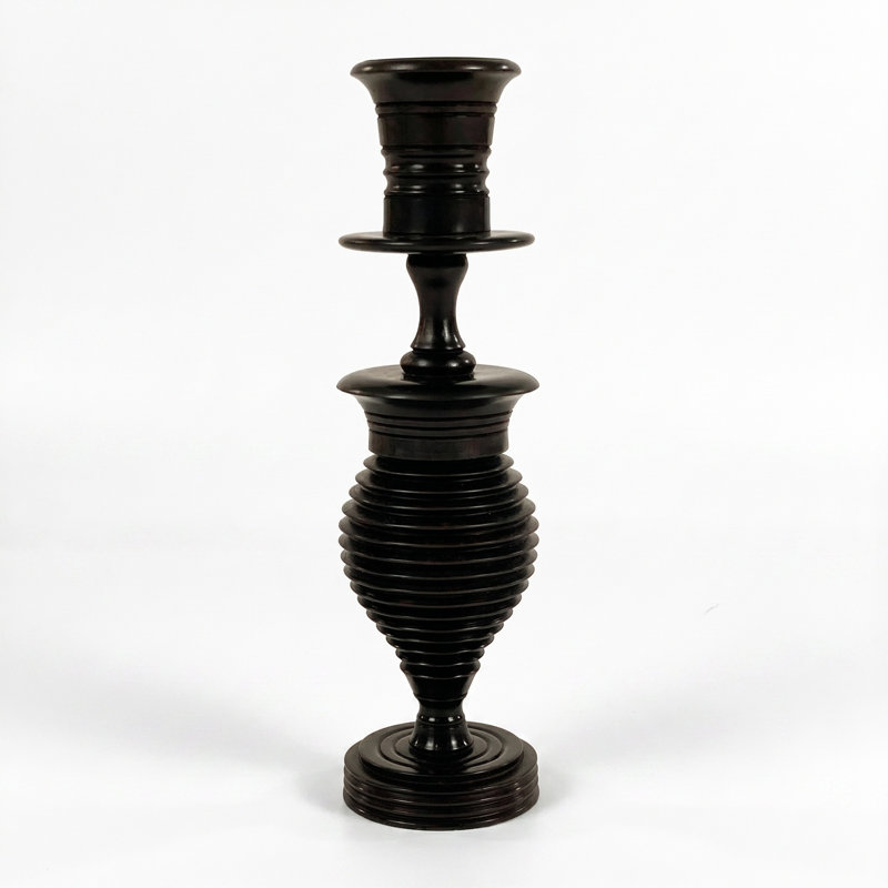 Ebony Wood Collection Candlestick