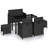 Rectangular 6 - Person Dining Set with Cushions-546162669-546162671