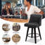 Tabourets de bar et de comptoir Loriell avec structure en bois massif-1010717036-1010647125-1010717047