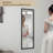 44" x 16" Framed Full Length Mirror, Wall-Mounted or Over the Door Mirror With 2 Adjustable Height -106774219