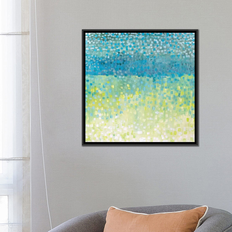« windy », impression sur toile encadrée gonda, H 18 po x l 18 po x P 1,5 po, Toile avec cadre noir, Pas de tapis