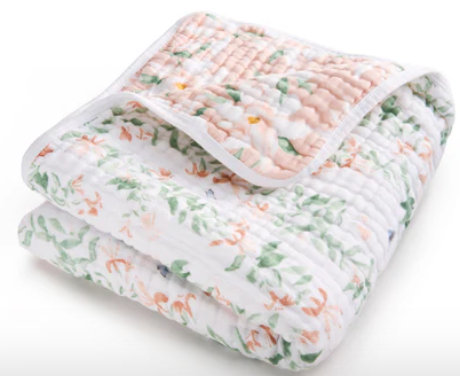 Couverture en mousseline, jardin de papillons
