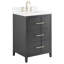 Iconic 24" Freestanding Standard Single Bathroom Vanity with Top-247569231-248152182
