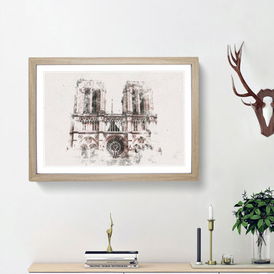 Notre Dame in Paris France - Framed Print