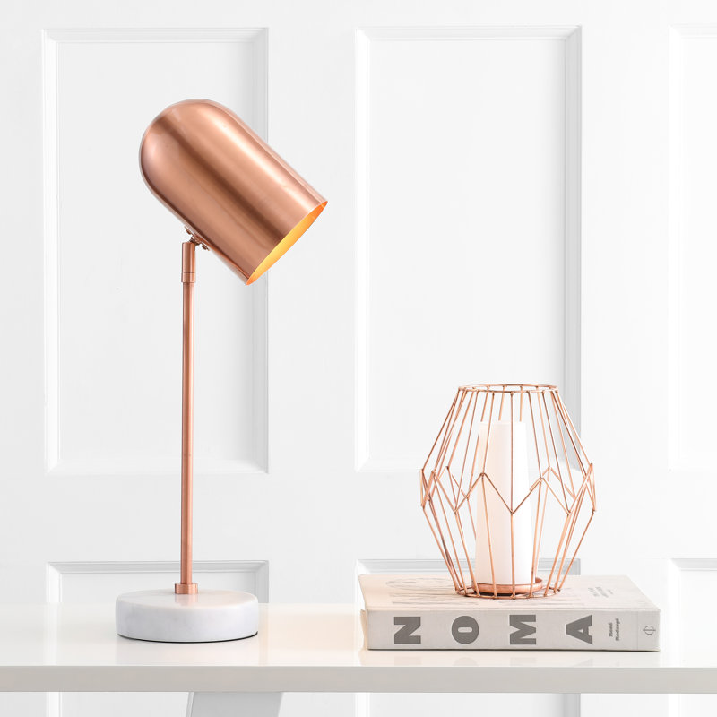 Lampe de bureau 22 po Ashley, Cuivre