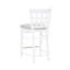 Tabouret de comptoir blanc Egisto