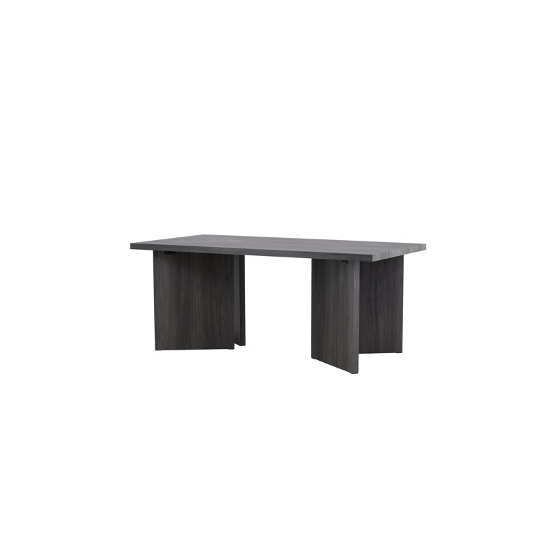 Petar Dining Table, 75cm H x 180cm L x  90cm W, Black