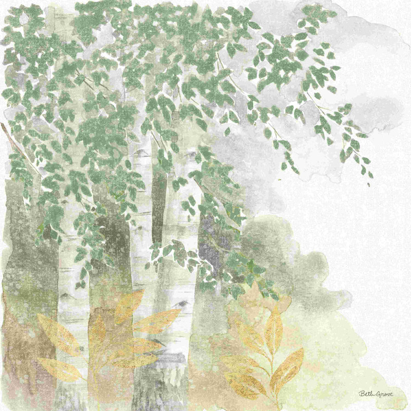 Natures feuilles II sauge, H 12 po x l 12 po, Non, Toile tendue
