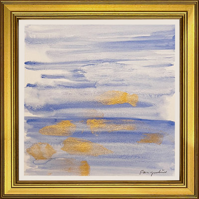 The Touch of Ocean No.7 by Fanyu Lin - Single Picture Frame Painting