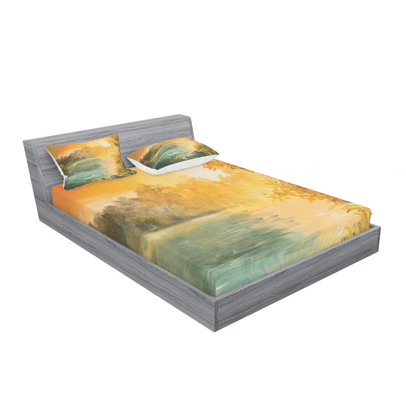 Microfiber Sheet Set, Queen Sheet Set + Fitted Sheet + 2 Pillowcases
