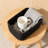 Woven Cotton Storage Baskets Set Of 3, Handmade Organizer Bins For Closet, Shelf, Desk, And Nursery, Decorative Rectangular Baskets For Home Organization-885824957