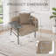 Lounge Relaxing Chair with Small Table and Back Pillow-712105990