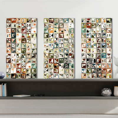 " Tile Art No.3 2013 " by Mark Lawrence 3 - Pieces