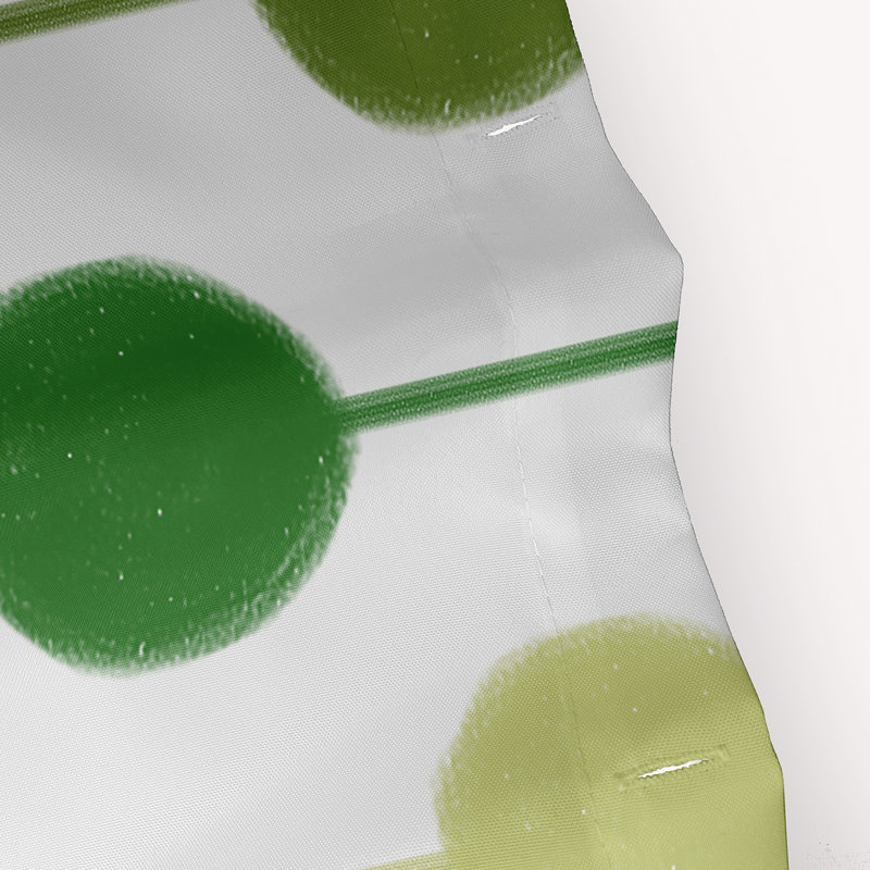 Rideau de douche simple Cersei, Vert