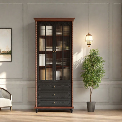 French style romantic bookcase