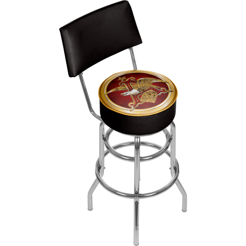 Swivel Upholstered Counter Stool