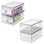 iDesign Stackable Kitchen Storage Drawer - Pull-Out Sliding Bin for Fridge, Pantry, Under-Sink, or Cabinet