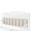 Structure de lit plateforme pleine grandeur en métal avec lumière, lit double en métal pour enfants avec tête de lit tapissier et rangement-124917760-124917761