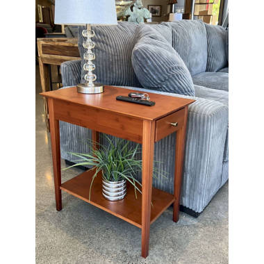 Red Barrel Studio® 24'' Tall End Table, Narrow Side Table with