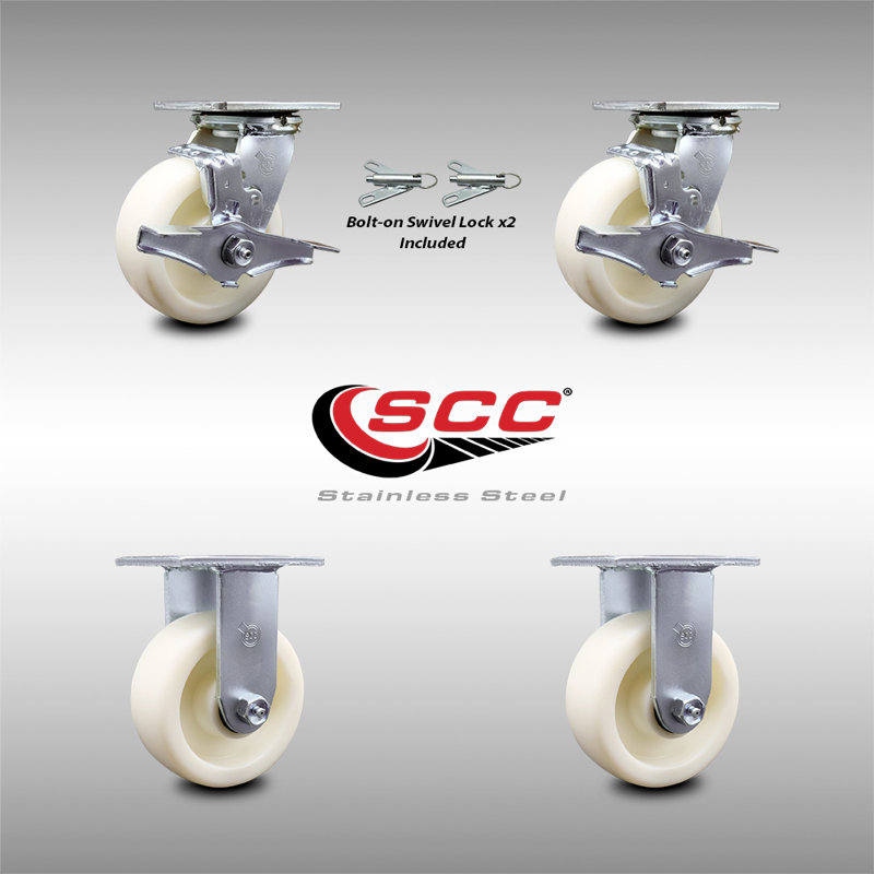 Caster Set with Ball Bearings