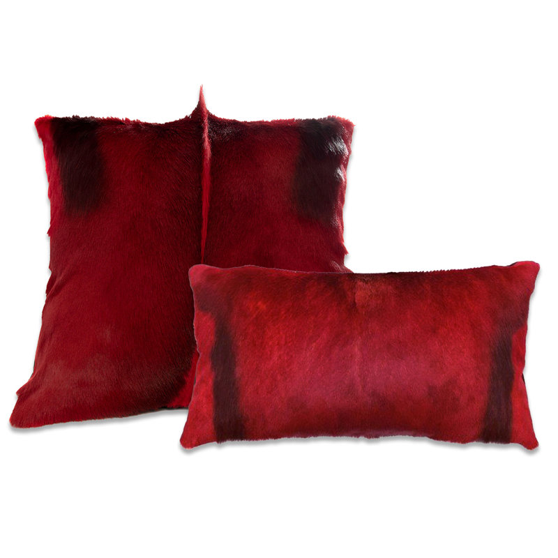 Springbok Accent Pillow by Outpost Original, Red, 17" x 17"