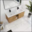 Ensemble de meuble-lavabo double 47,60 po avec dessus Delancy