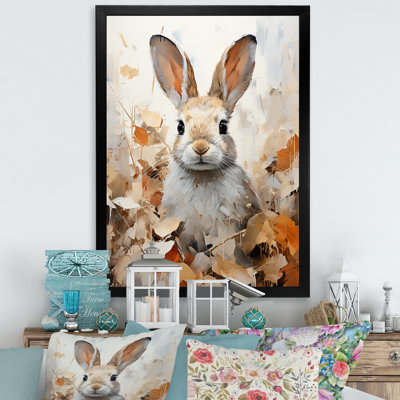 Impression sur toile Bunnys Curious Foliage Charm