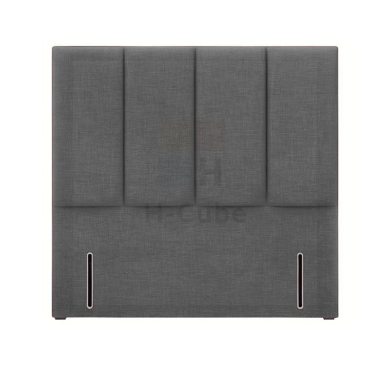 Upholstered Headboard, Kingsize (5'), Grey