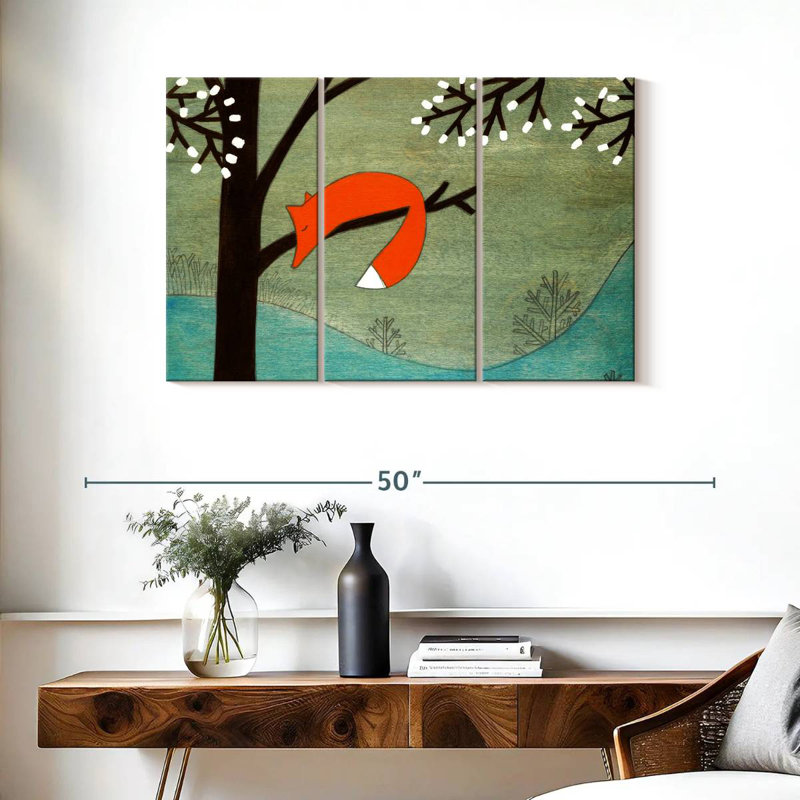 Fox On Sunday, 24" H x 38" W