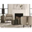 Modern Uptown Glass End Table