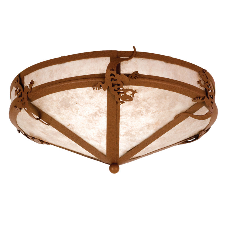 Rustic Lodge 2 - Light Flush Mount
