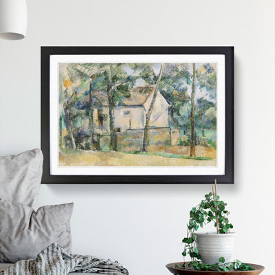 House and Trees by Paul Cezanne - Picture Frame Painting