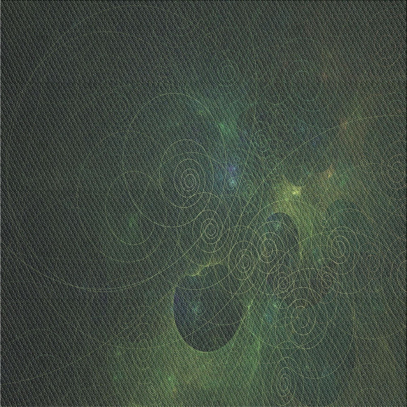 Tapis vert tissé à la machine, Carré 8 pi