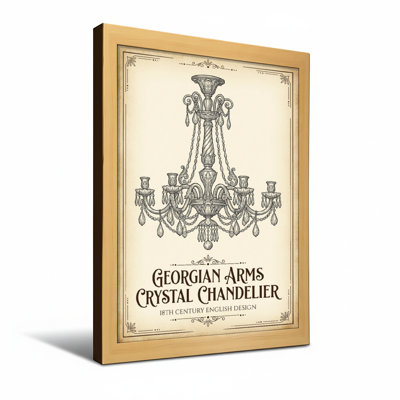 avec lustre en cristal Georgian Arms