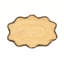 Scalloped Jute Braided Placemat - Natural Finish, 51 × 36 cm-288759344