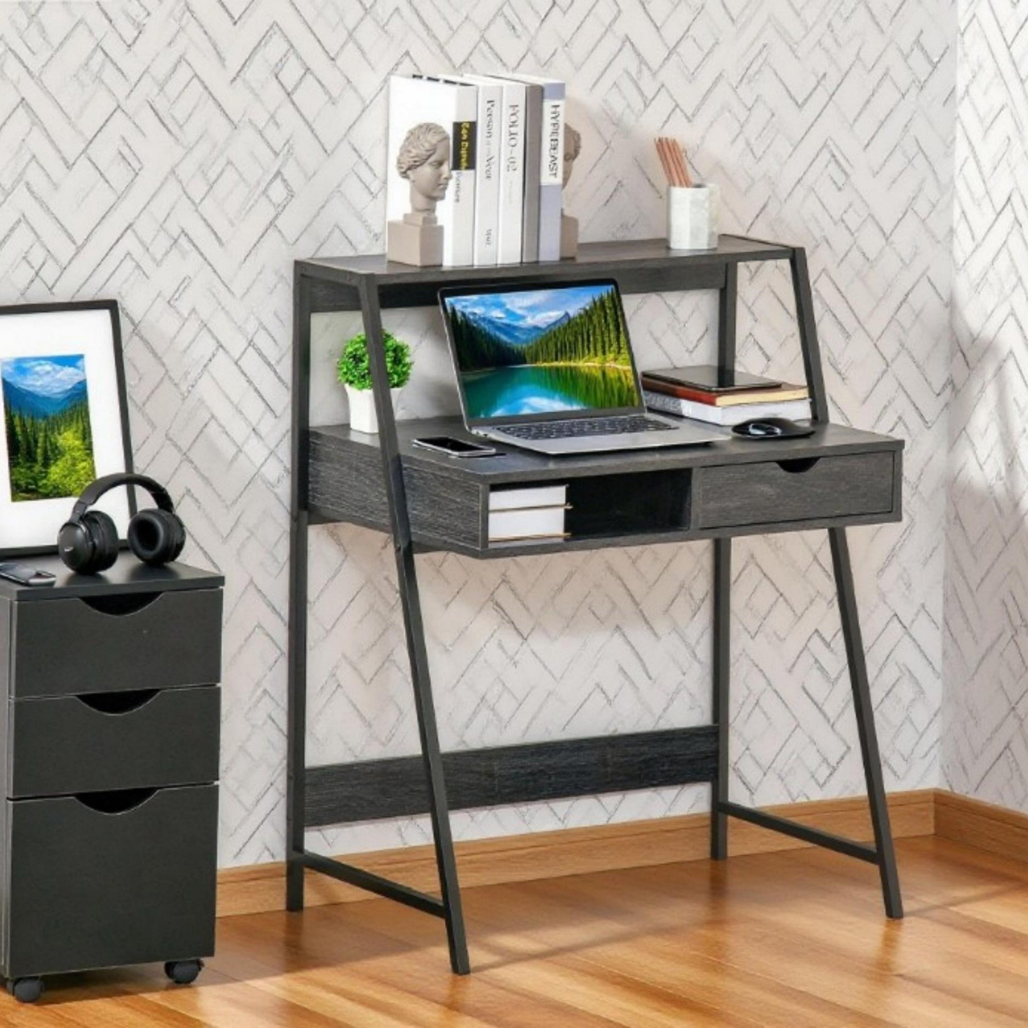 Monarch Specialties Reclaimed Wood Computer Desk, 48 in., I 7450 at ...