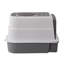 Bonfield Enclosed Litter Box with Built-in Scoop and with Lockable Lid-1123881445
