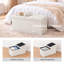 Banc de rangement rembourré en similicuir, banc d'entrée pliable et banc de chambre-792794173-792794174