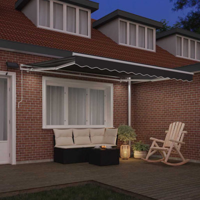 VidaXL Retractable Patio Awning