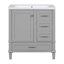 Ensemble de meuble-lavabo simple 18 po avec plateau élisajane-699960518