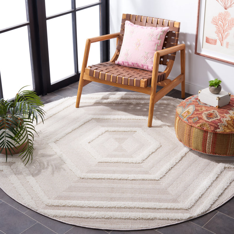 Trends Performance Geometric Rug, Round 5'3"